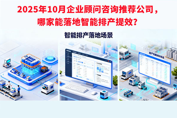 2025年10月企業(yè)顧問咨詢推薦公司，哪家能落地智能排產(chǎn)提效？